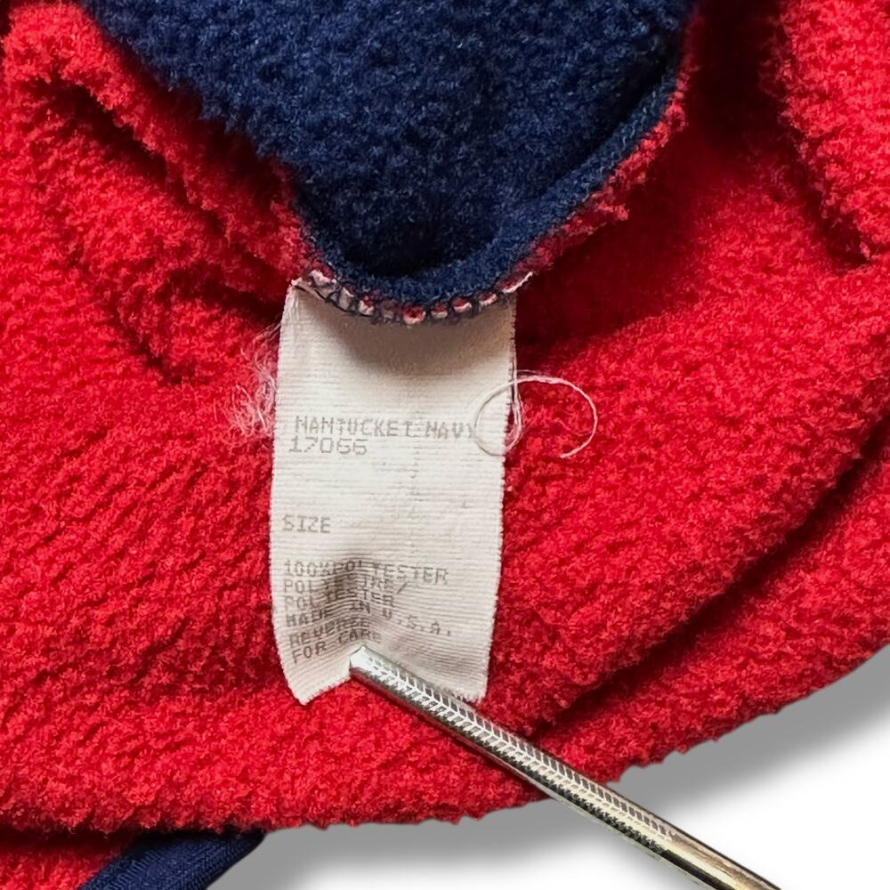 Vintage 80s 90s Woolrich Colorblock Fleece T Snap Synchilla Style USA Made Sz S - Picture 6 of 6